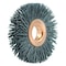 Weiler 2" Dia Nylox Wheel Brush, .022/320SC Crimped Fill, 1/2"Arbor Hole 17543 - alternate 1